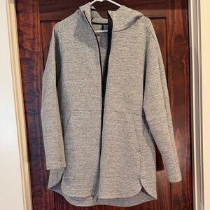 Lululemon Gray Hooded Zip-Up Jacket
